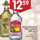 Allahindlus - Muu piiritusjook
Sierra Tequila,
38%, 50 cl