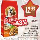 Allahindlus - Darling kuiv koeratoit linnulihajuurviljaga, 15 kg