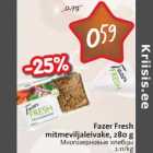 Allahindlus - Fazer Fresh mitmeviljaleivake, 280 g