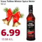 Vana Tallinn Winter Spice liköör
50 cl