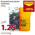 Germund must ploom
California
200 g