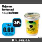 Allahindlus - Majonees
Provansaal
430g