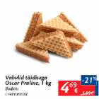 Vahvlid täidisega Oscar Praline, 1 kg