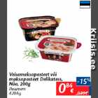 Allahindlus - Veisemaksapasteet või maksapasteet Delikatess, Nõo, 200 g