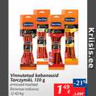 Vinnutatud kabanossid Tarczynski, 120 g