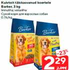 Kuivtoit täiskasvanud koertele
Barker, 3 kg

