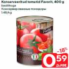 Allahindlus - Konserveeritud tomatid Favorit, 400 g

