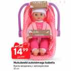 Магазин:Maxima XX,Скидка:Кукла-младенец с автокреслом